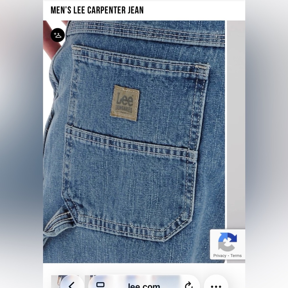Lee Men's Carpenter Jeans - Picture 4 of 6